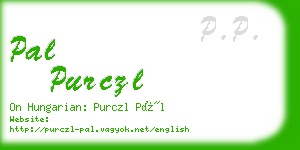 pal purczl business card